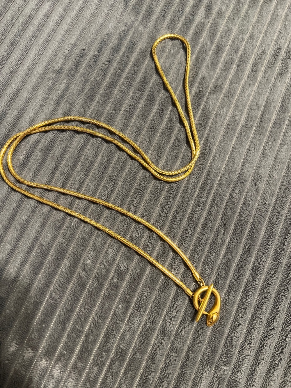 Dean Davidson  Gold Toggle Necklace